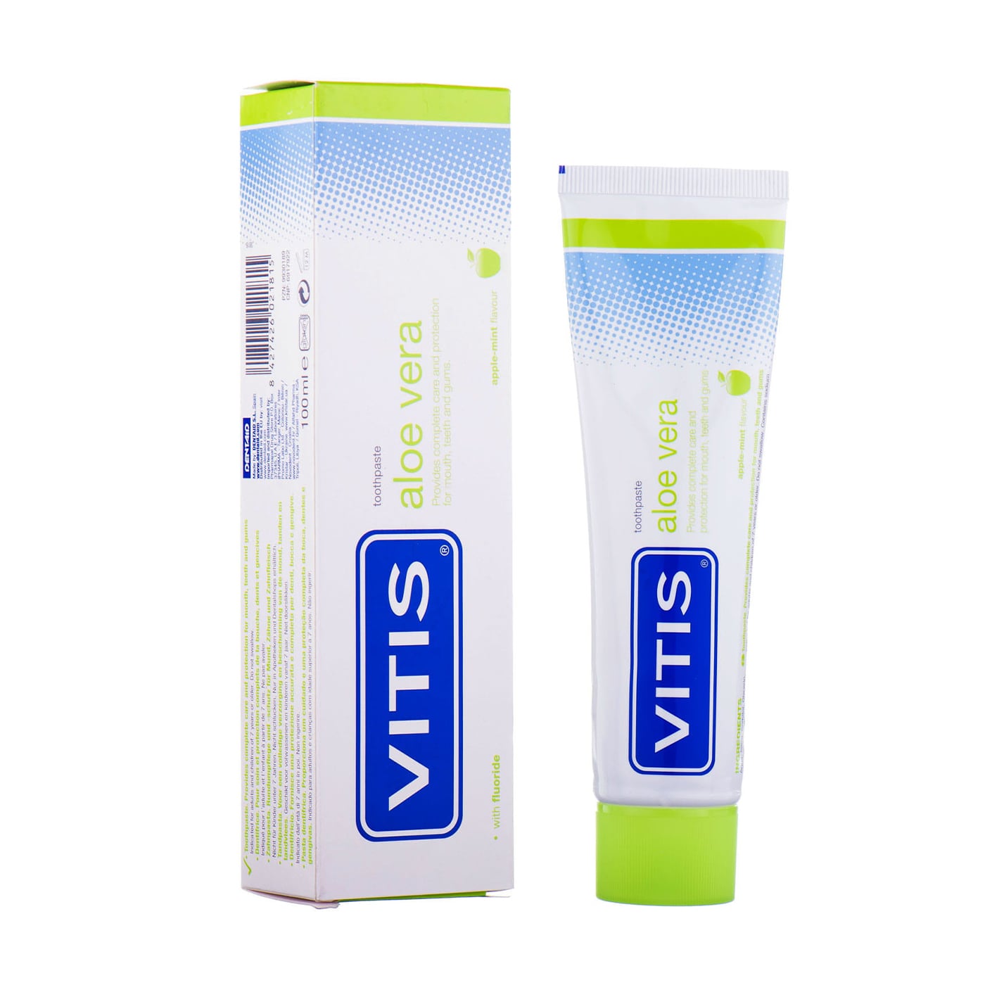 Зубна паста Dentaid Vitis Aloe Vera Яблуко, 100 мл